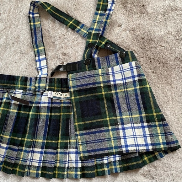 NWT O’Neil Of Dublin Child’s Kilt 500 Dress Gordon Wool Blend Washable new Green - Picture 6 of 14